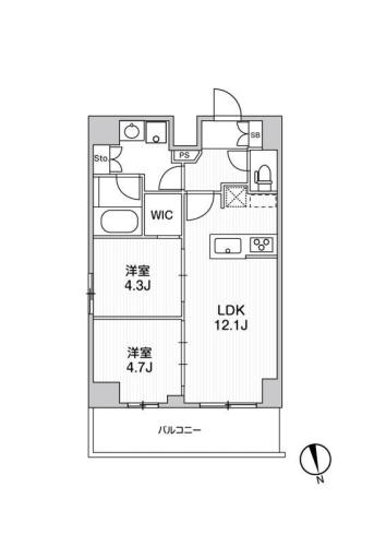 リテラス南千住サウスの間取り