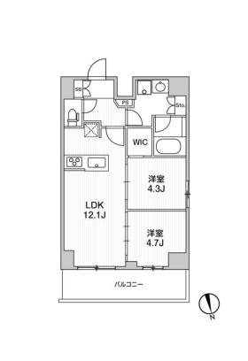リテラス南千住サウスの間取り
