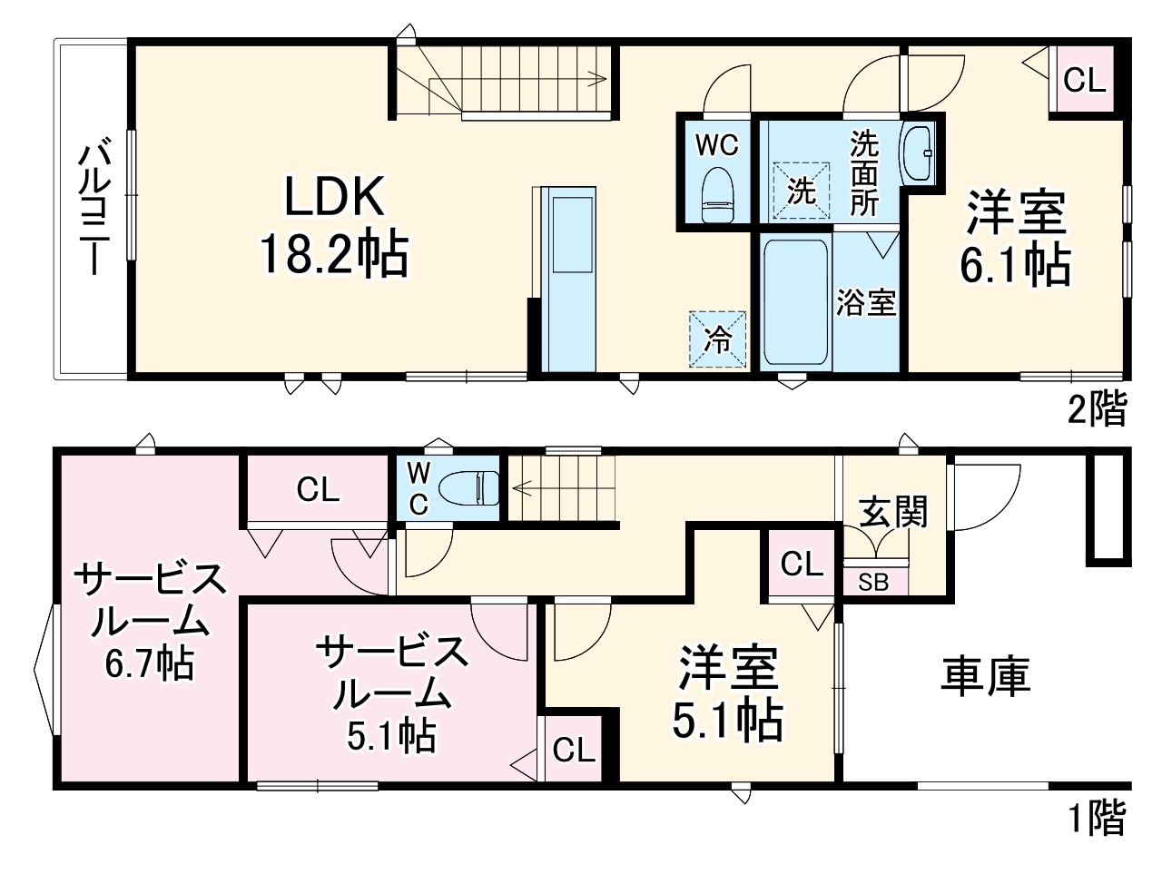 Kolet磯子#02の間取り
