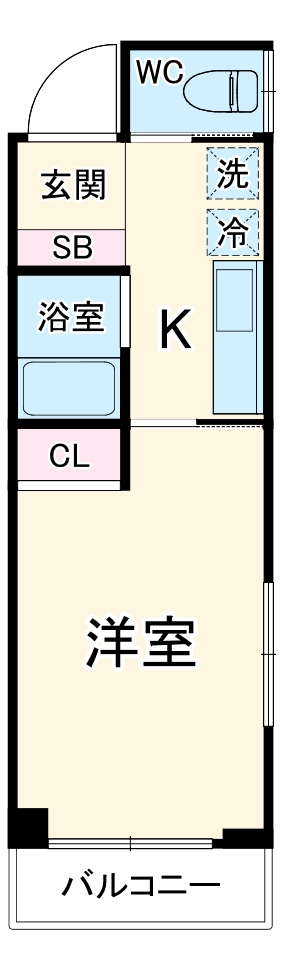 マイナビSTAYミライエ武蔵小杉ハイツの間取り