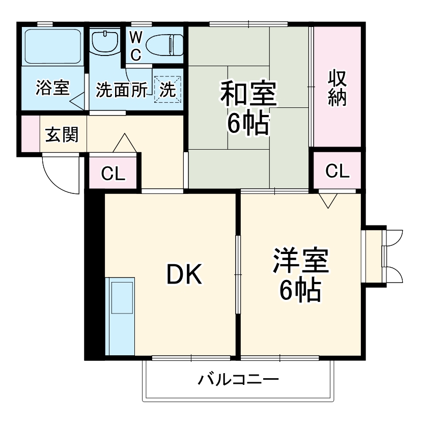 アクシオン芦山の間取り
