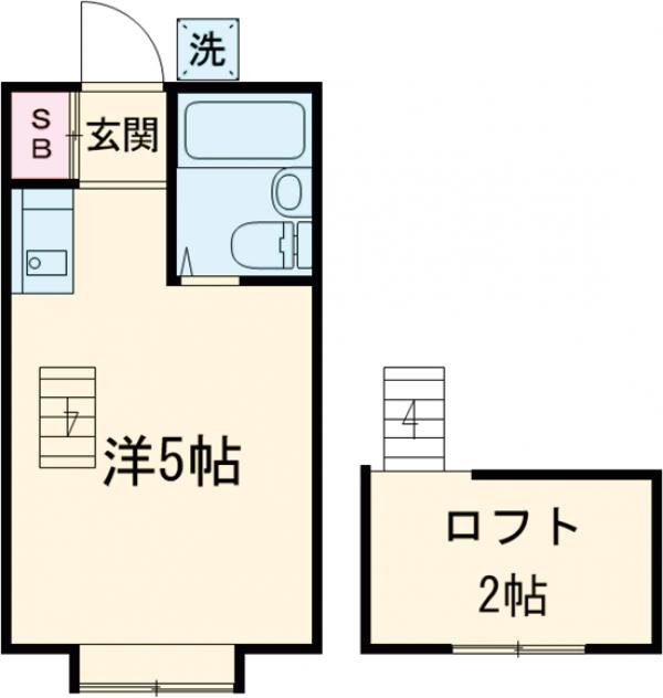 モリハイツⅠの間取り