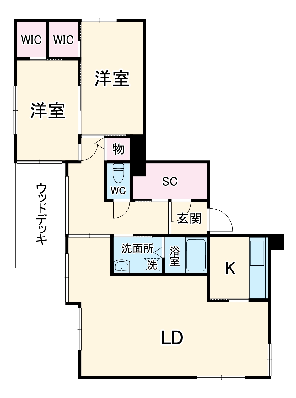 ル・シャンテオンの間取り