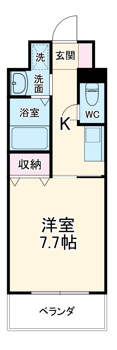 アミティ本川越の間取り