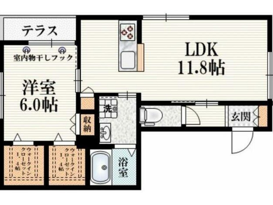 クレスト久我山の間取り