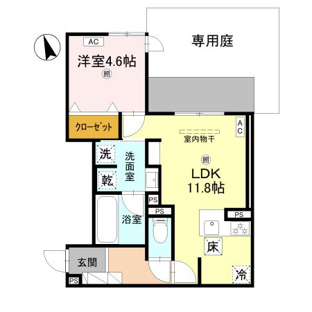 メゾンルル赤川の間取り