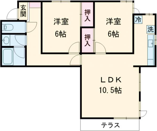 ガーデンハウス浜田山の間取り
