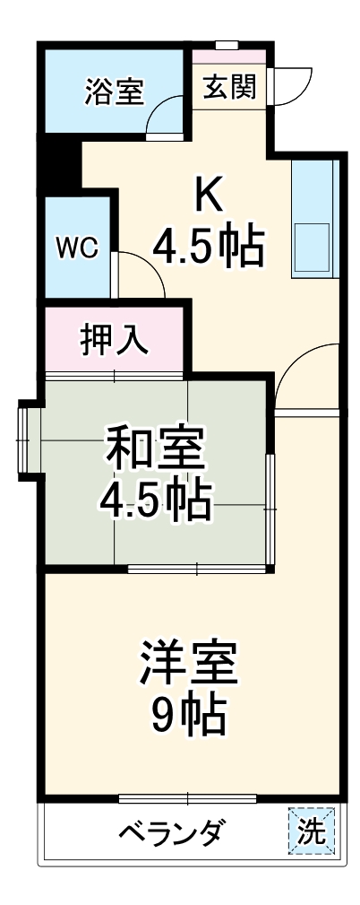 新日ビル豊明マンションの間取り