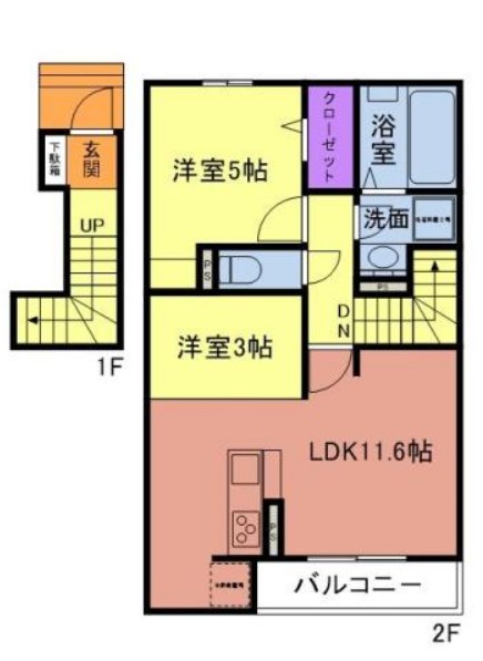 グリーンメゾン柴崎の間取り