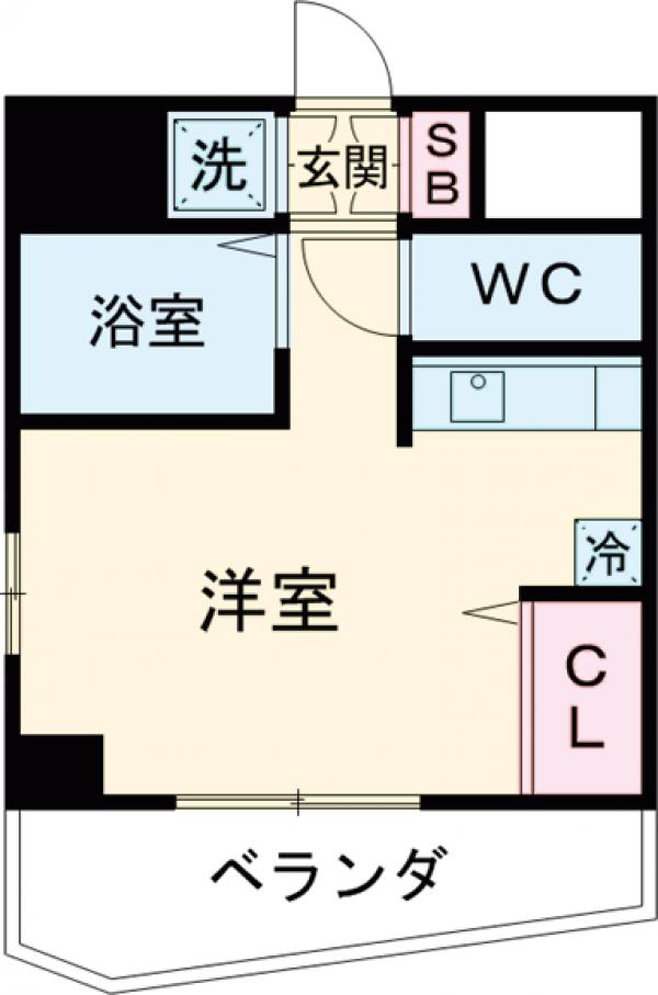 マイナビSTAYミライエ三鷹駅前の間取り