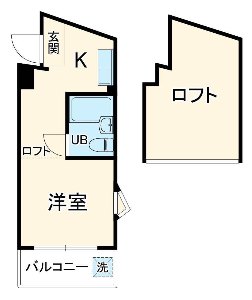 プラザ210YANOKUCHIの間取り