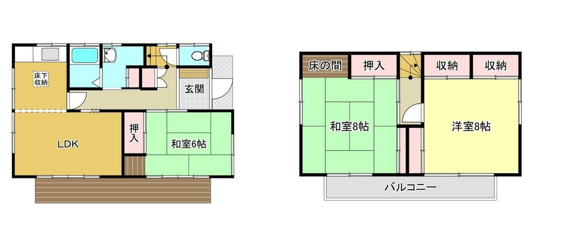 マルクーレ海老名戸建の間取り