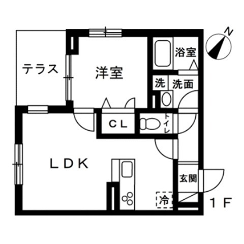 (仮)蕨市錦町4丁目 新築共同住宅 南棟の間取り