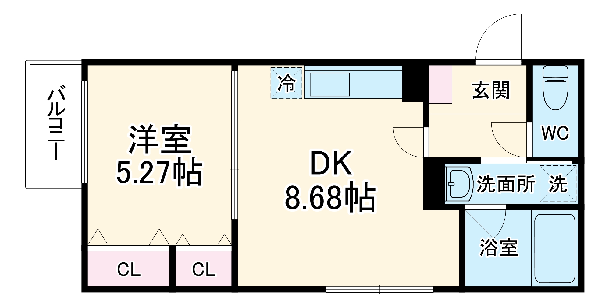 KTIレジデンス加島Ⅱの間取り