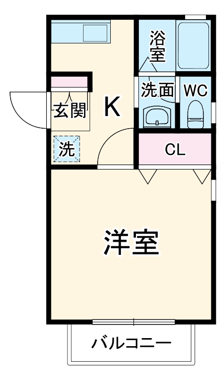 セジュール曽根の間取り