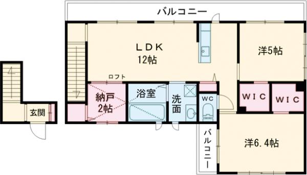 パークサイドハウスの間取り