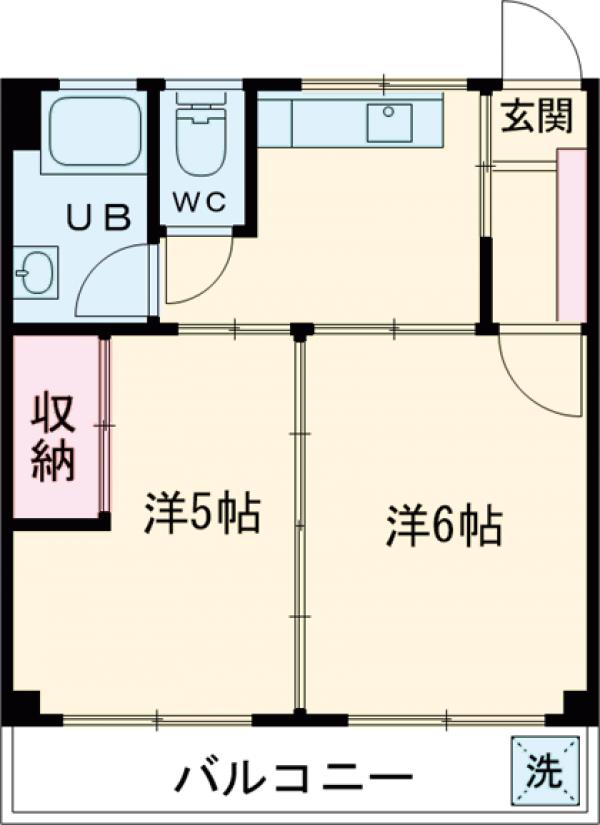 堤マンションの間取り