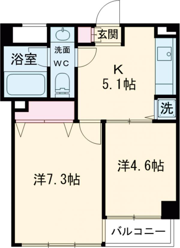 ソサエティ荏原中延の間取り