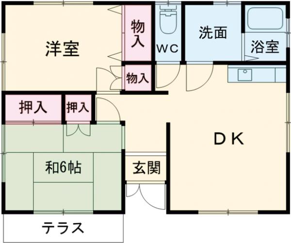 ハウスコロニーの間取り