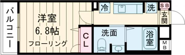 アルテールA棟の間取り