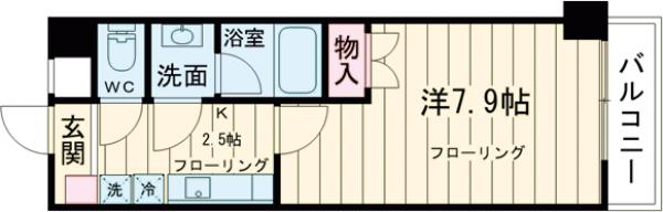 ジャルダンM・Kの間取り