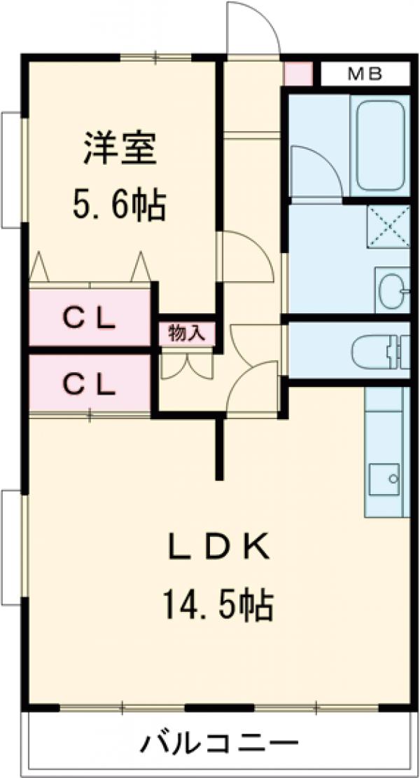 クリスタルコートの間取り