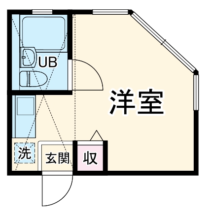ピュアハウス山手弐番館・201号室の間取り