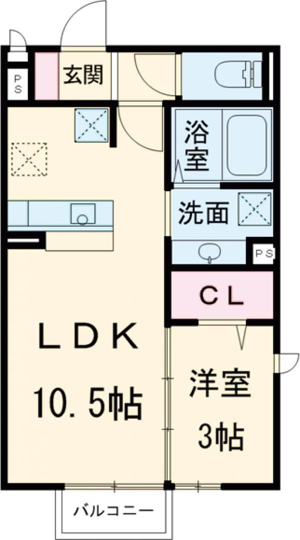ゼルコヴァ北野の間取り