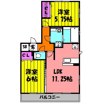リルシアの間取り
