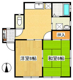 サンハイツ小山の間取り