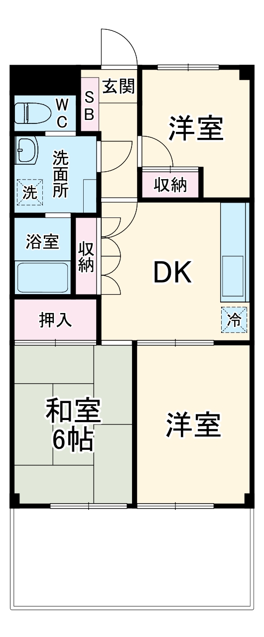 フォーレスト関の間取り
