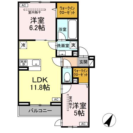 イヴレーア南台の間取り