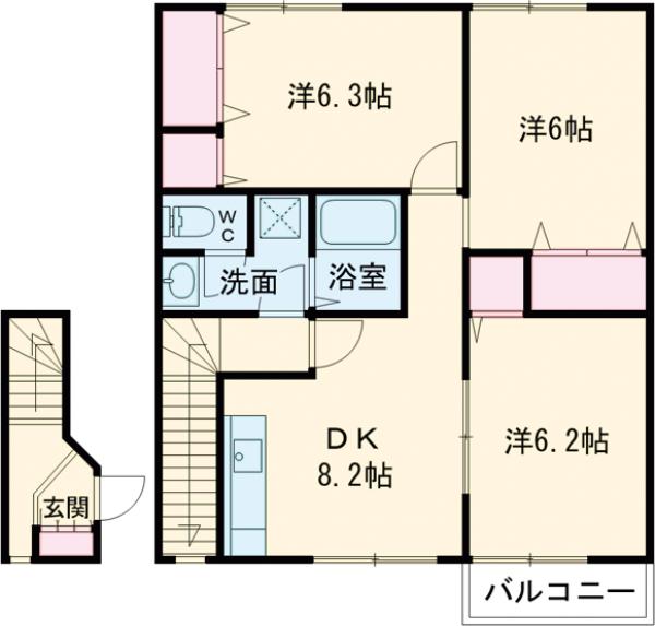 ソフィア Ⅰの間取り