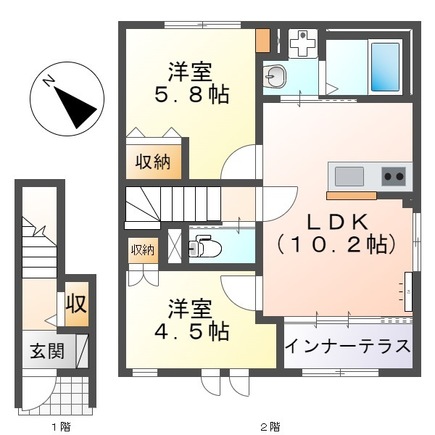 ハーブ安祥の間取り