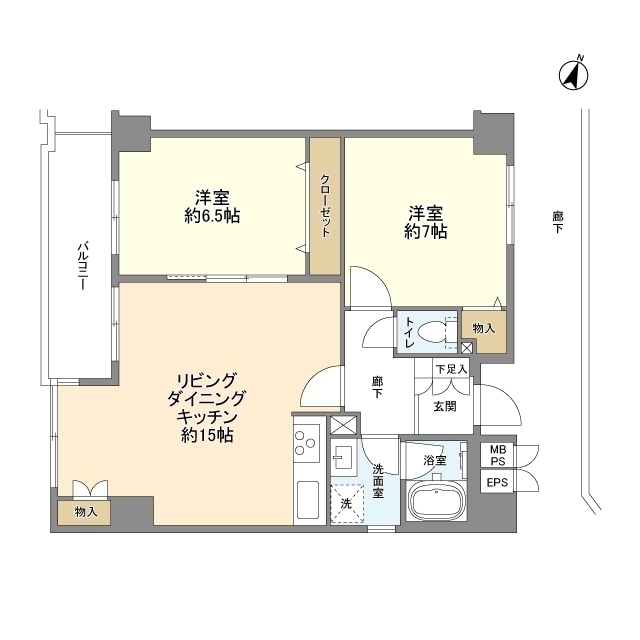 ボヌール東池袋の間取り