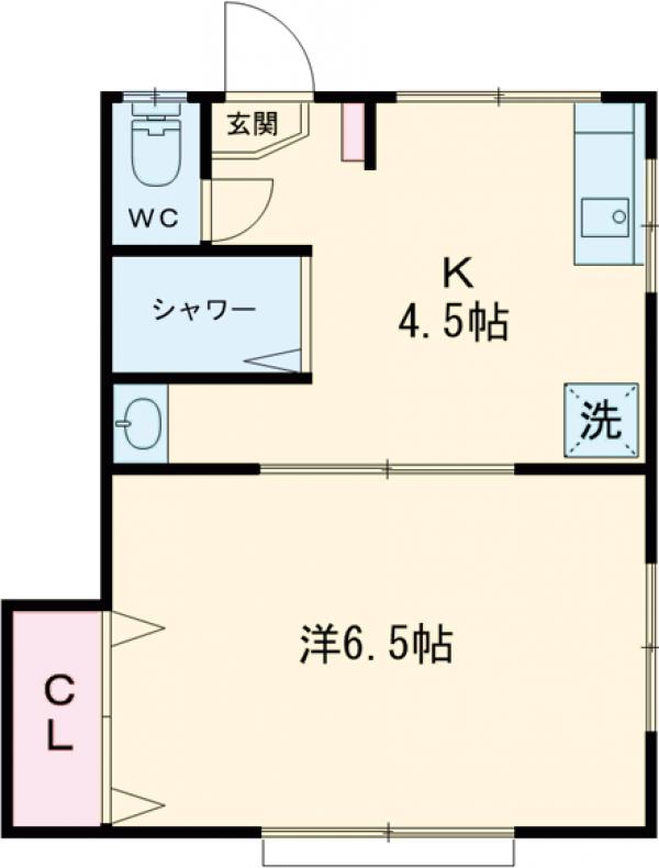 やすだ荘の間取り