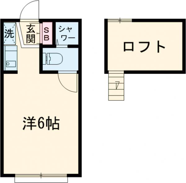 アレイン幸町の間取り