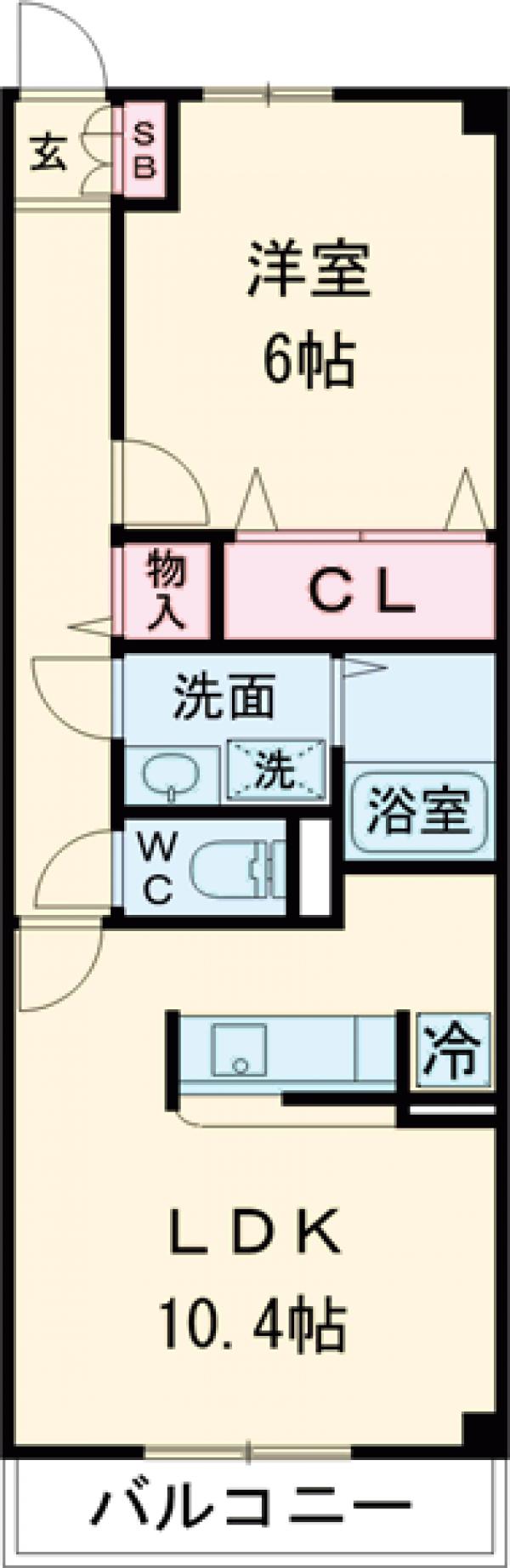 ライラックⅠの間取り