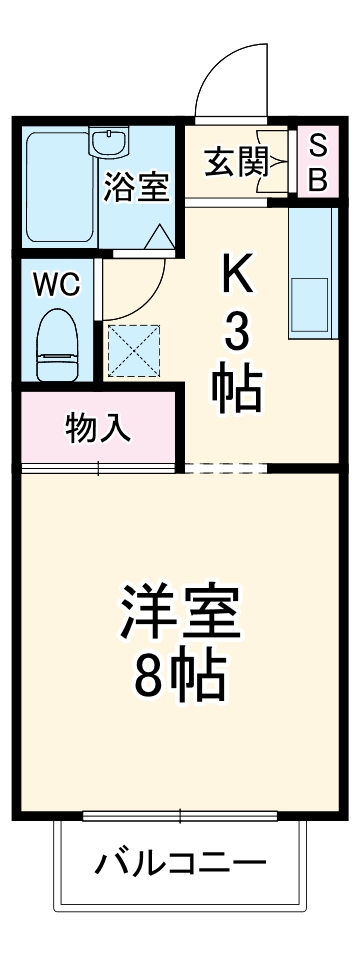 ライブゆうなみの間取り