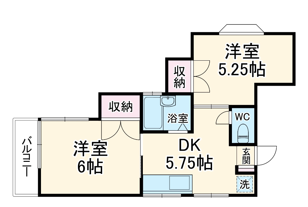 アヴァンコートの間取り
