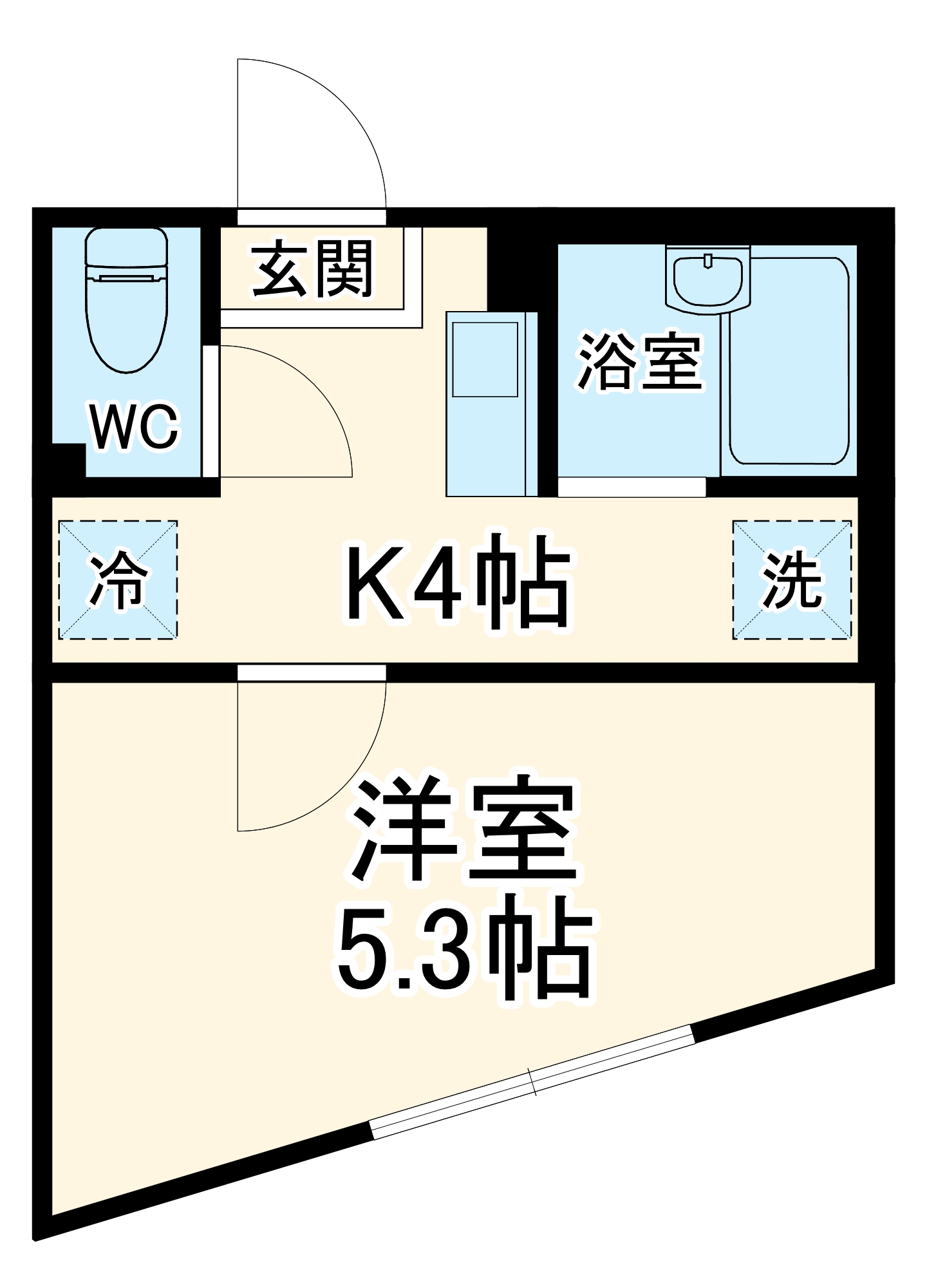 エミール生麦の間取り