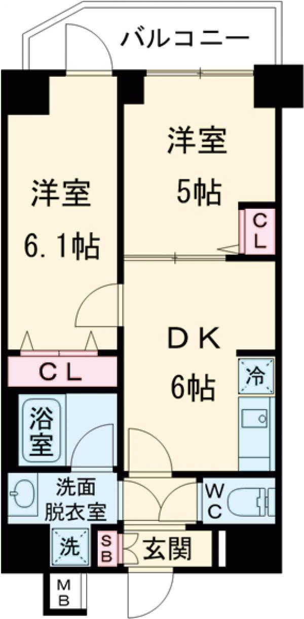 アイルグランデ東京亀有の間取り