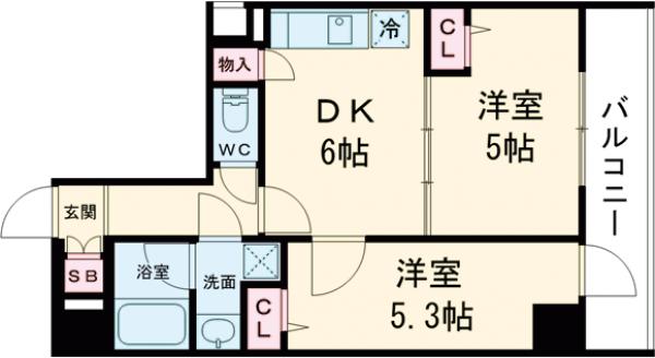 アイルグランデ東京亀有の間取り