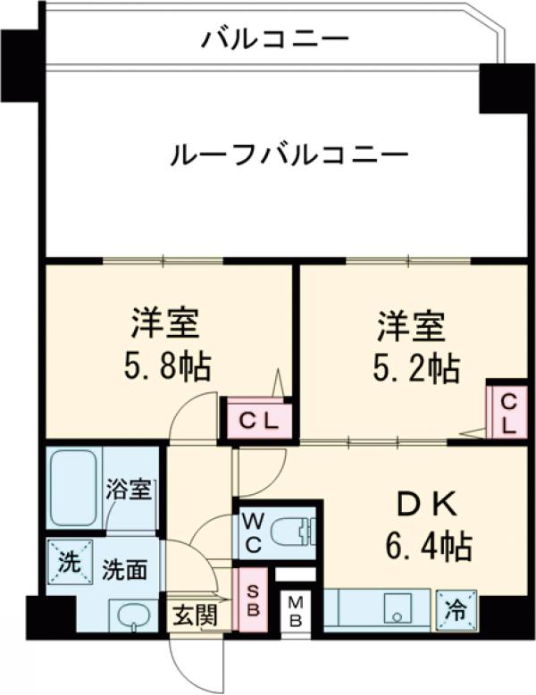 アイルグランデ東京亀有の間取り
