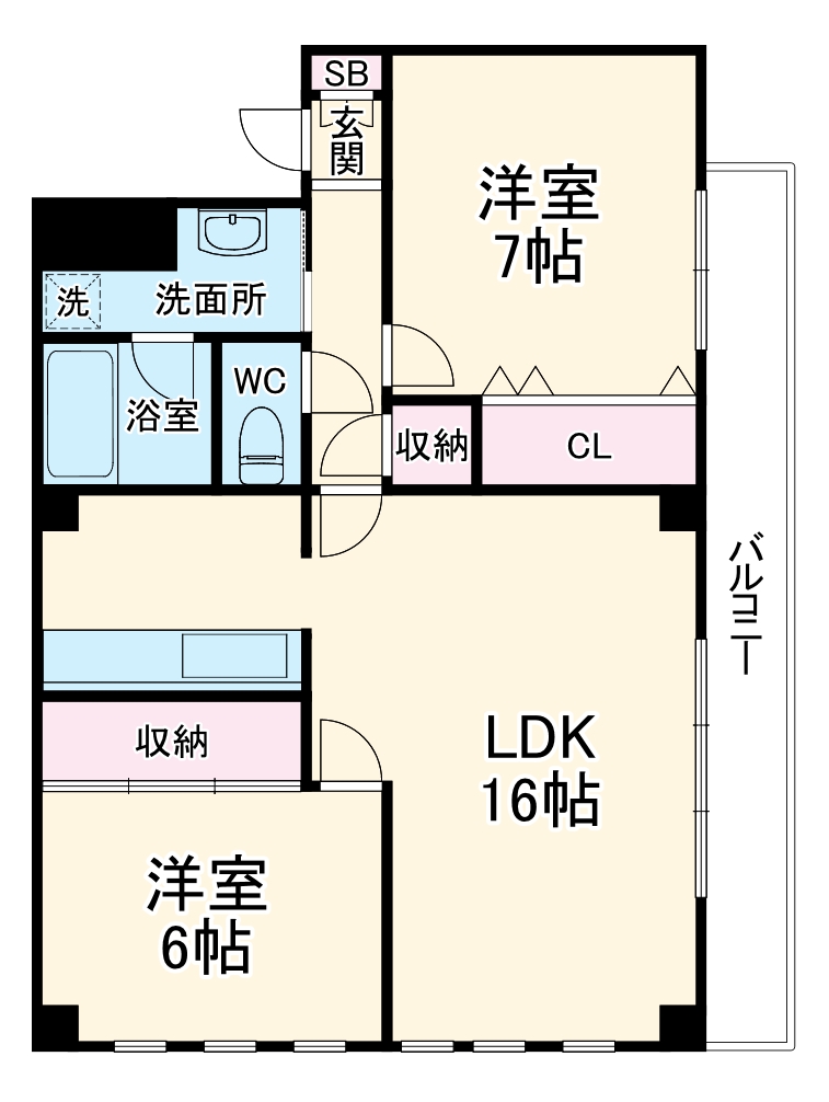 グランシャリオの間取り