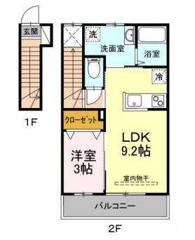レジデンス花の間取り