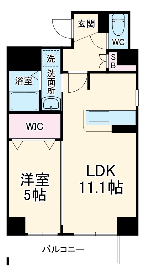 THE TERRACE天王寺 MKの間取り