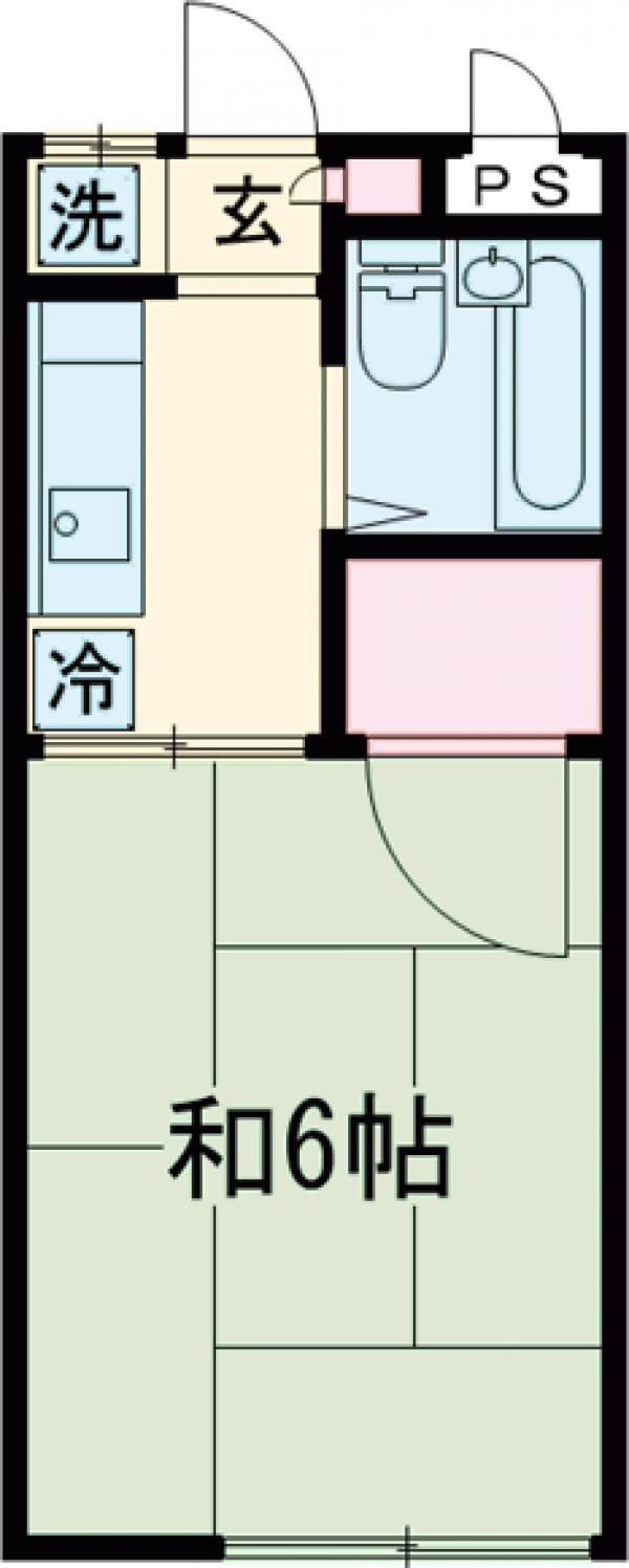 コーポ玉藤の間取り
