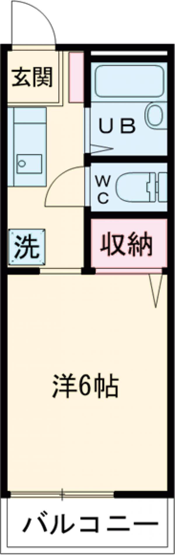 フラットNの間取り