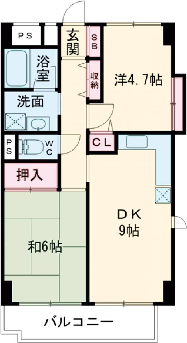 T’s garden一橋学園の間取り
